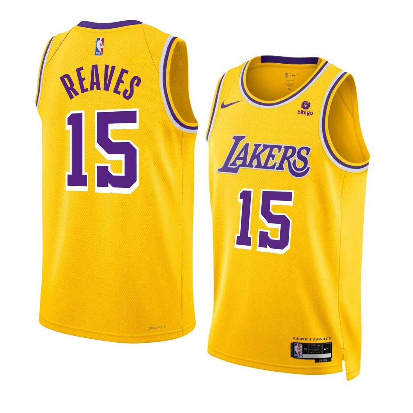 Basketball Austin Reaves Los Angeles Lakers 15 Jersey