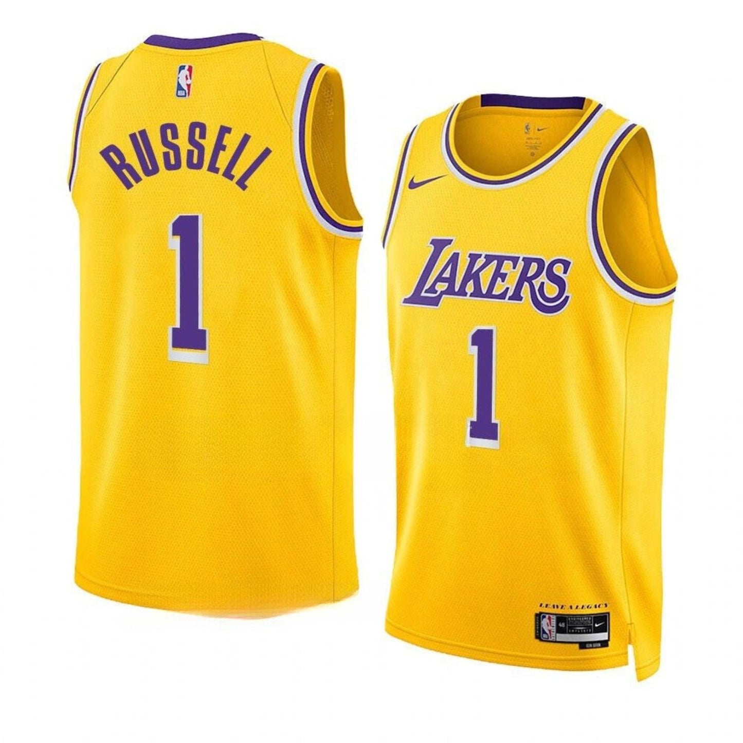 D'angelo Russell Los Angeles Lakers 1 Jersey