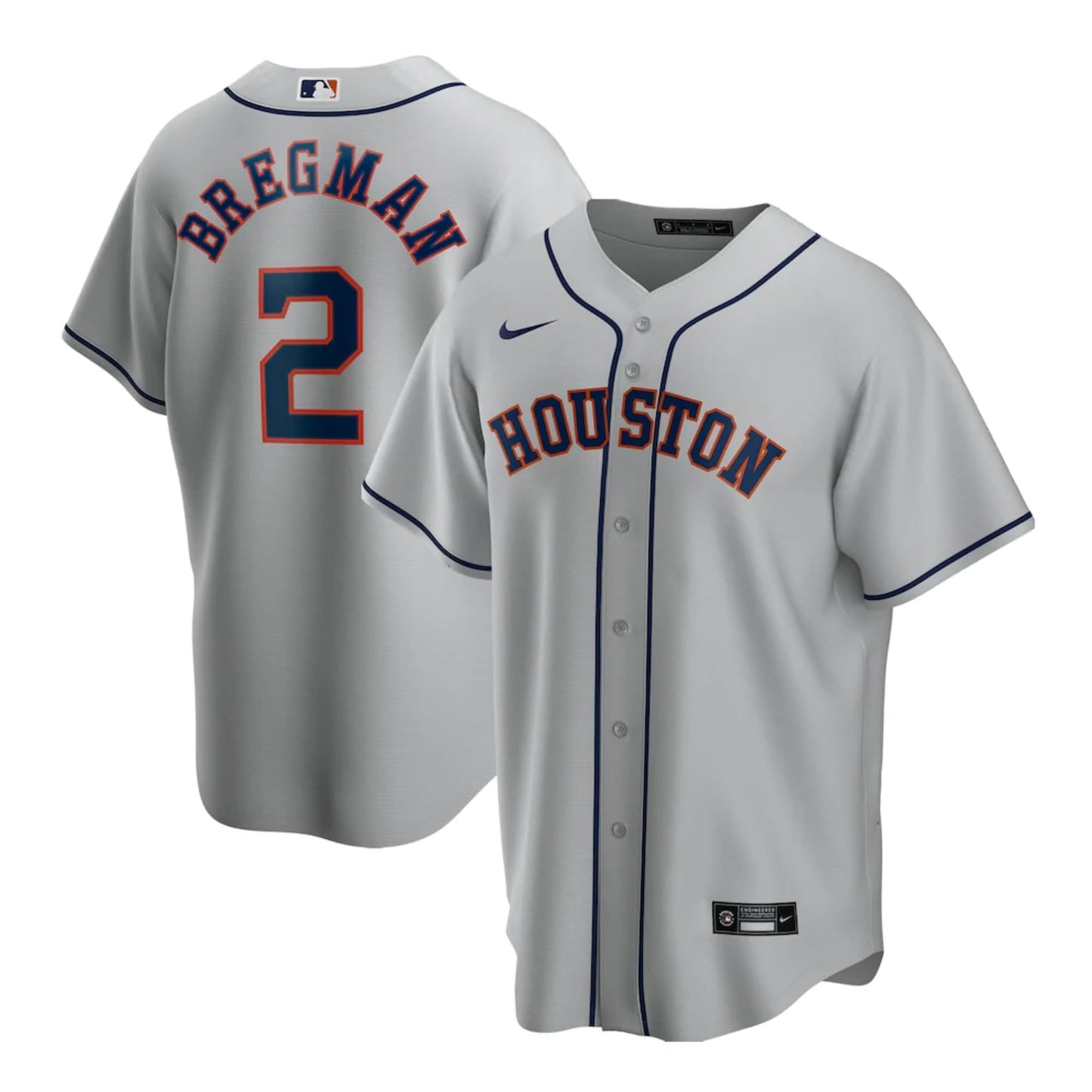 Baseball Alex Bregman Houston Astros 2 Jersey