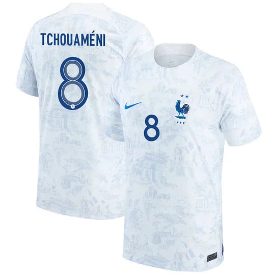 Aurelien Tchouameni France 8 FIFA World Cup Jersey