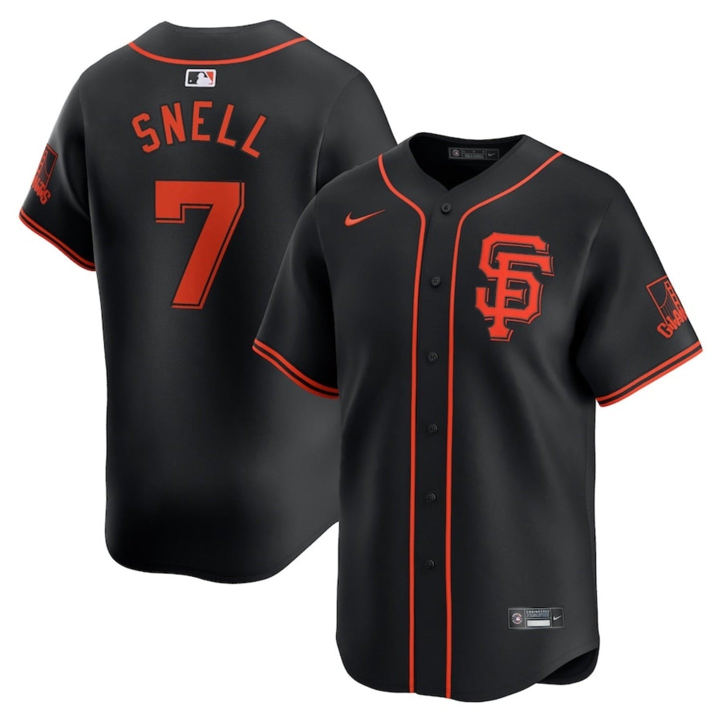 Blake Snell San Francisco Giants 7 Jersey