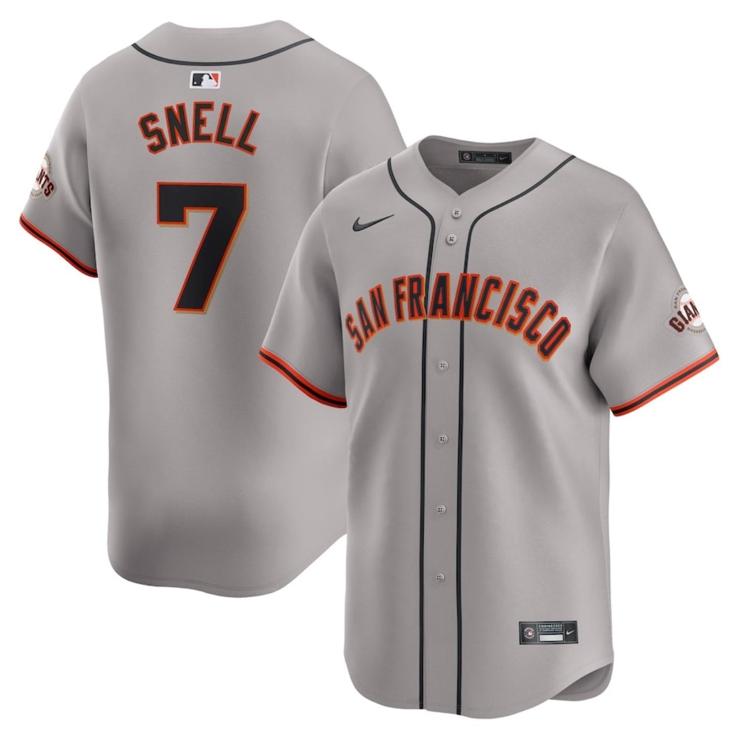 Blake Snell San Francisco Giants 7 Jersey