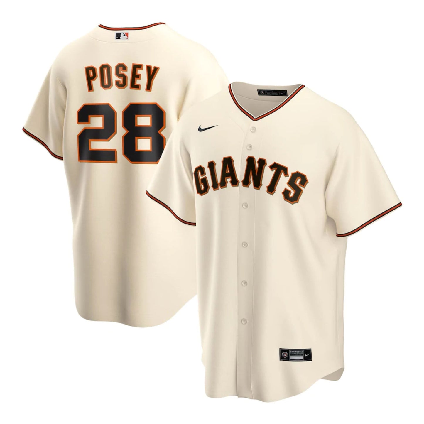 Baseball Buster Posey San Francisco Giants 28 Jersey