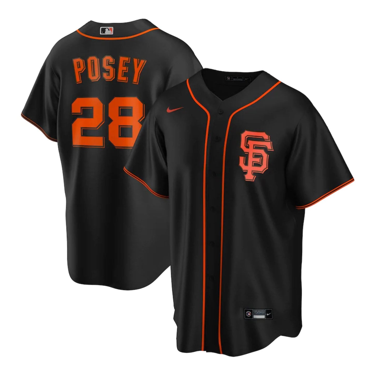 Baseball Buster Posey San Francisco Giants 28 Jersey