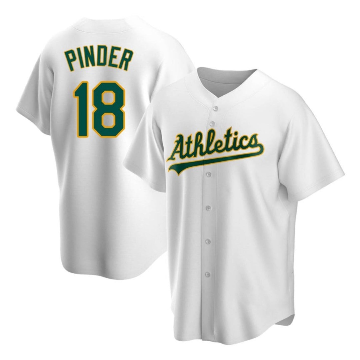 Baseball Chad Pinder Oakland Athletics 18 Jersey