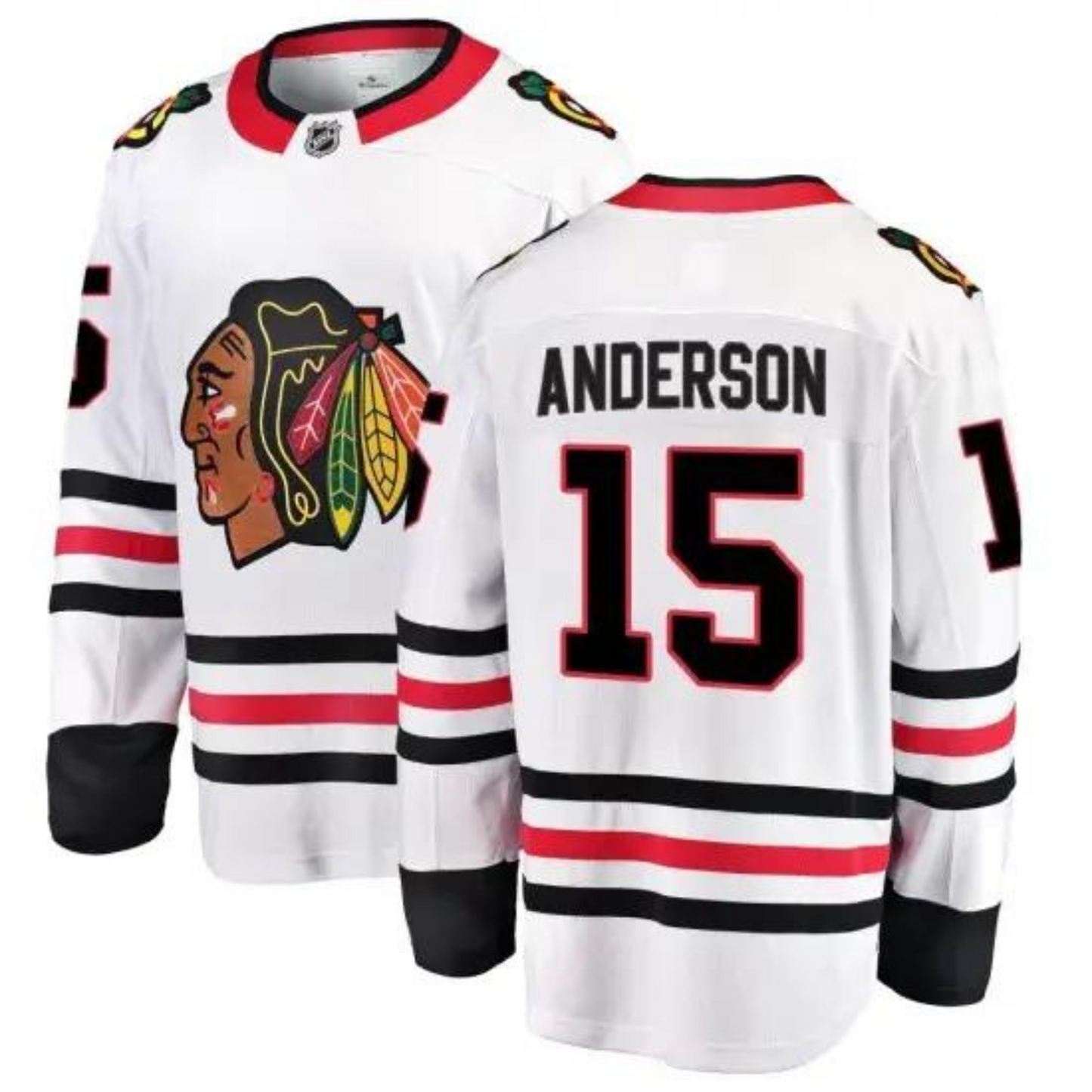 Hockey Joey Anderson Chicago Blackhawks 15 Jersey