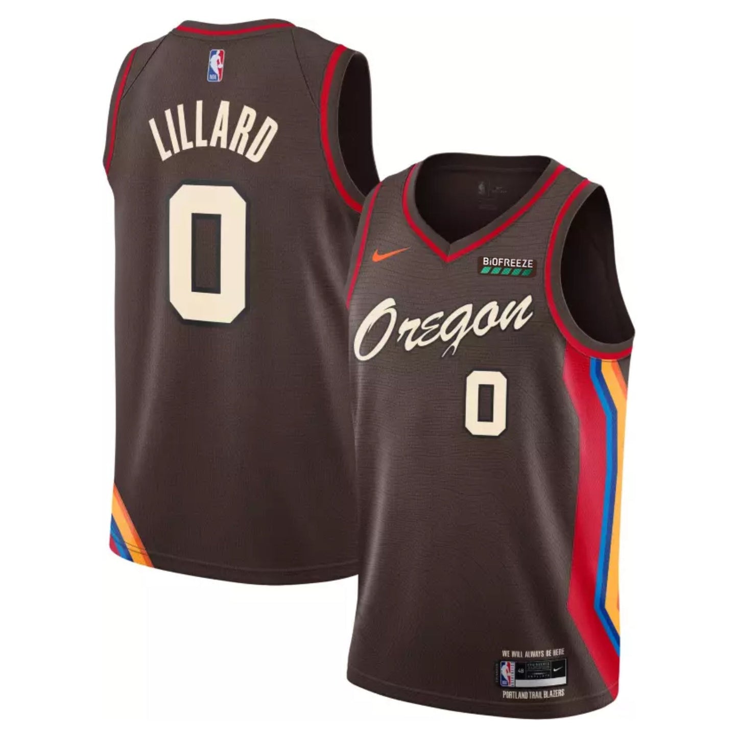 Basketball Damian Lillard Portland Blazers 0 Jersey