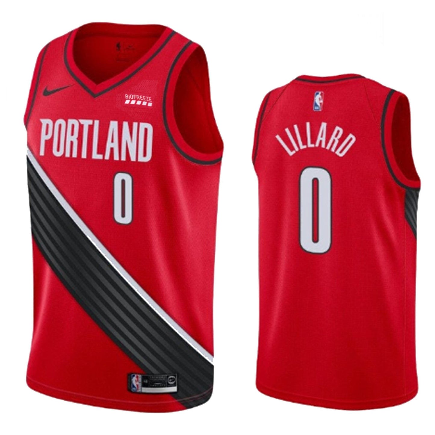 Basketball Damian Lillard Portland Blazers 0 Jersey