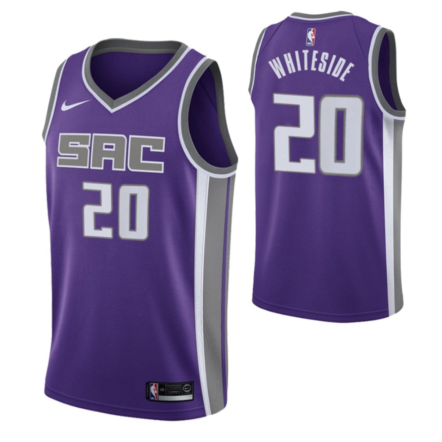 Basketball Hassan Whiteside Sacramento Kings 20 Jersey