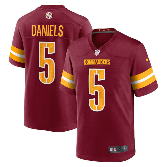 Football Jayden Daniels Washington Commanders Player Game Jersey