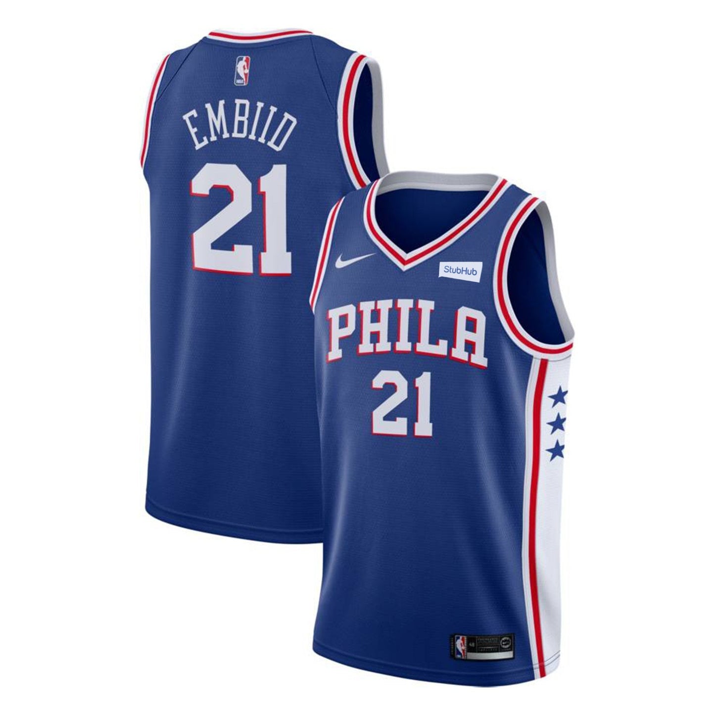 Basketball Joel Embiid Philadelphia 76ers 21 Jersey