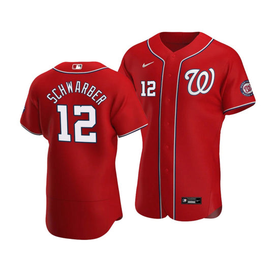 Baseball Kyle Schwarber Washington Nationals 12 Jersey