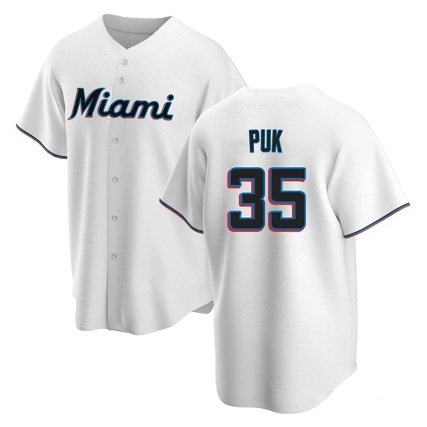 Baseball A.J. Puk Miami Marlins 35 Jersey