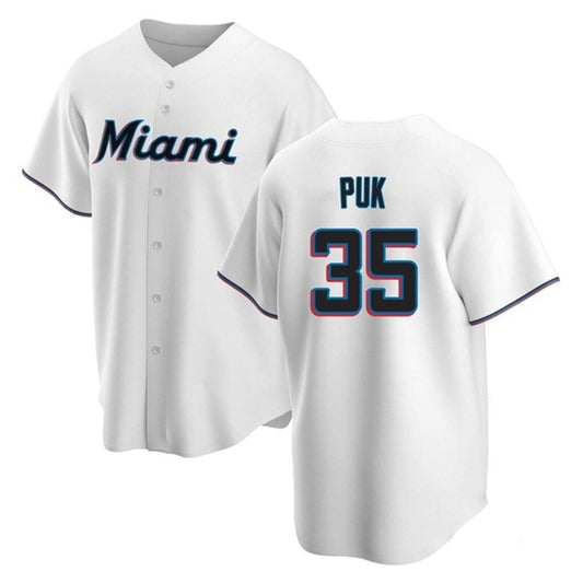 Baseball A.J. Puk Miami Marlins 35 Jersey