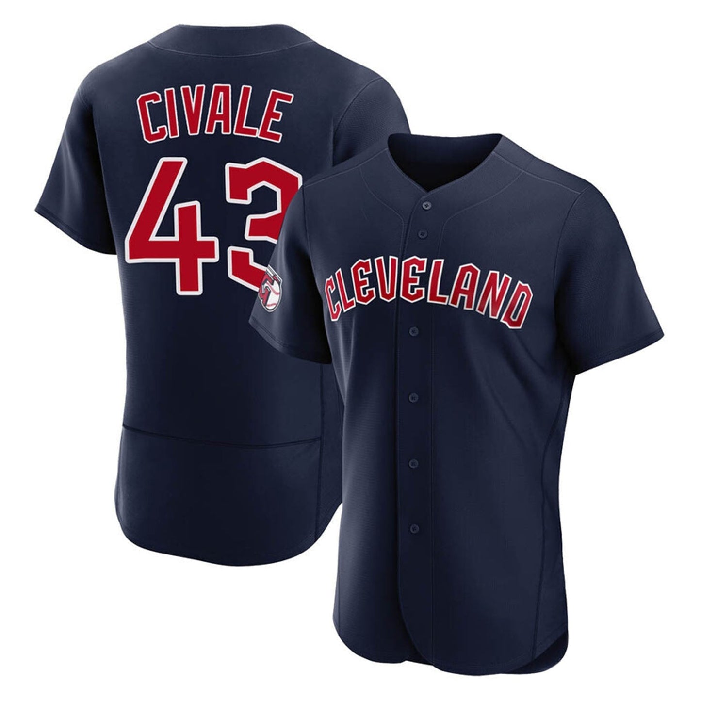 Baseball Aaron Civale Cleveland Guardians 43 Jersey