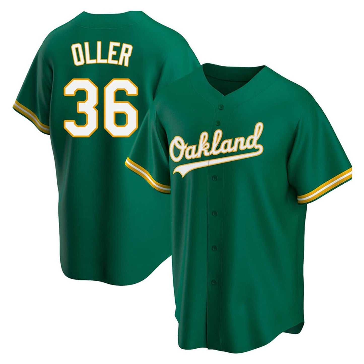 Baseball Adam Oller Oakland Athletics 36 Jersey
