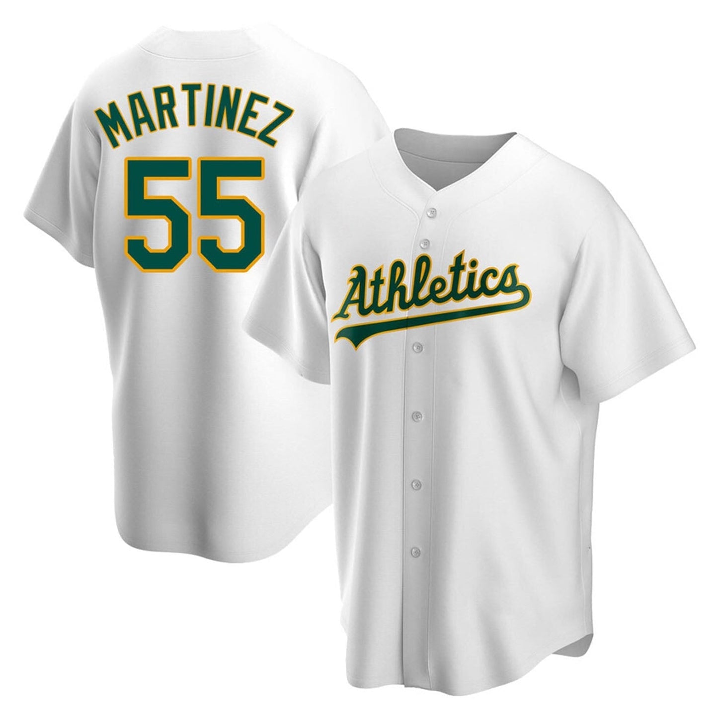 Baseball Adrian Martinez Oakland Athletics 55 Jersey