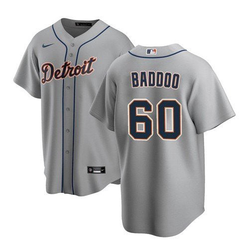 Baseball Akil Badoo Detroit Tigers 60 Jersey