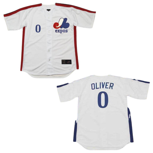 Baseball Al Oliver Montreal Expos 0 Jersey