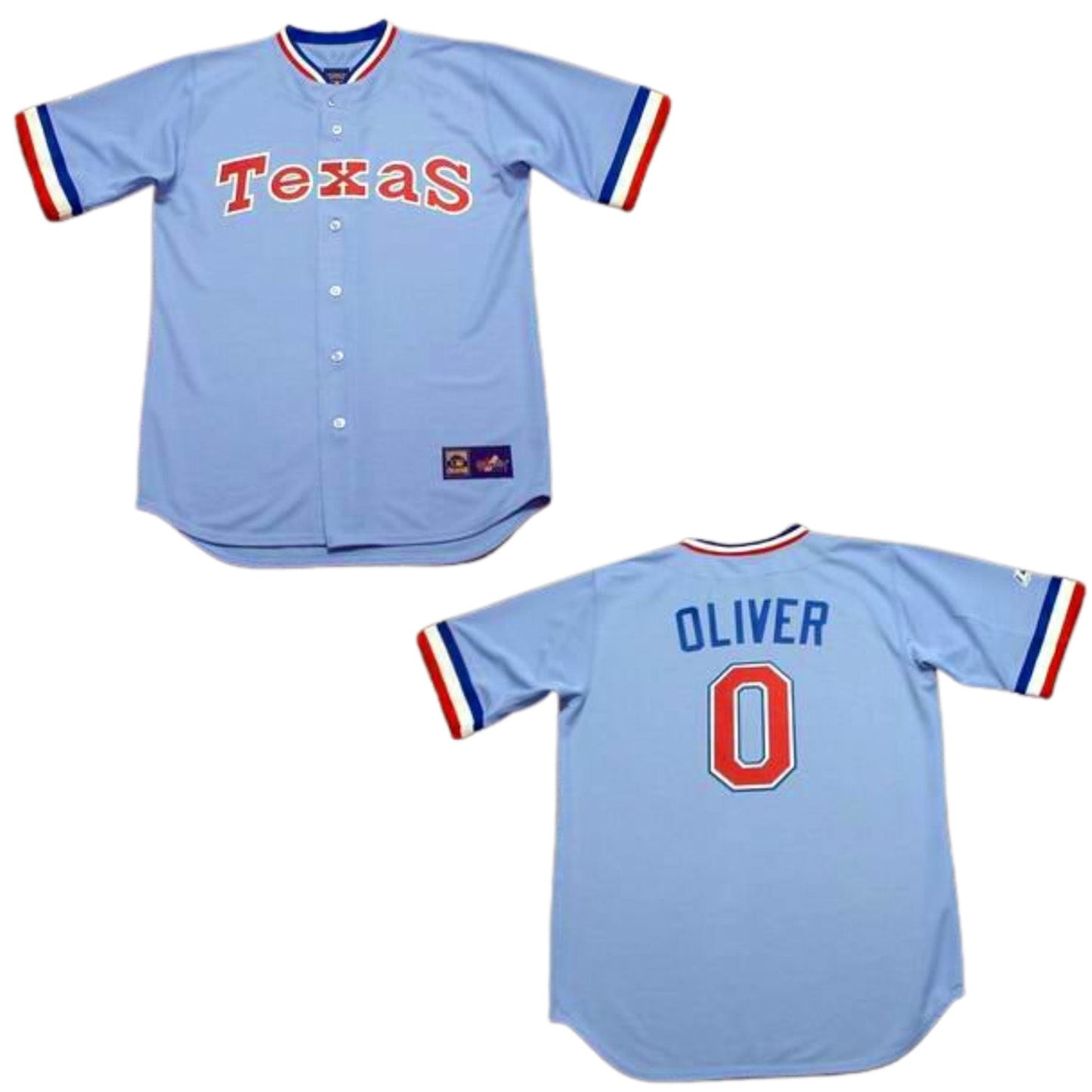 Baseball Al Oliver Texas Rangers 0 Jersey