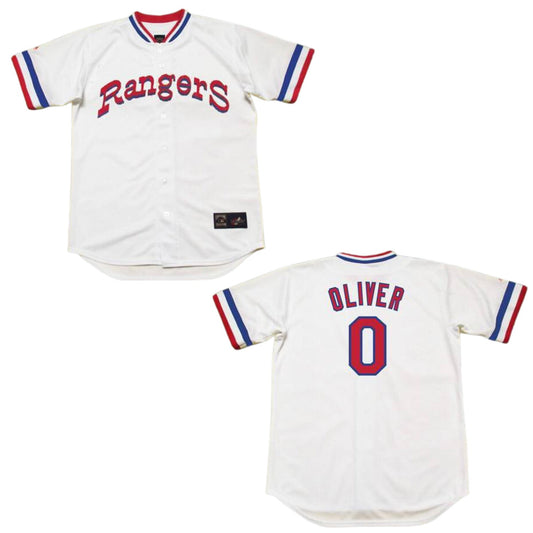 Baseball Al Oliver Texas Rangers 0 Jersey