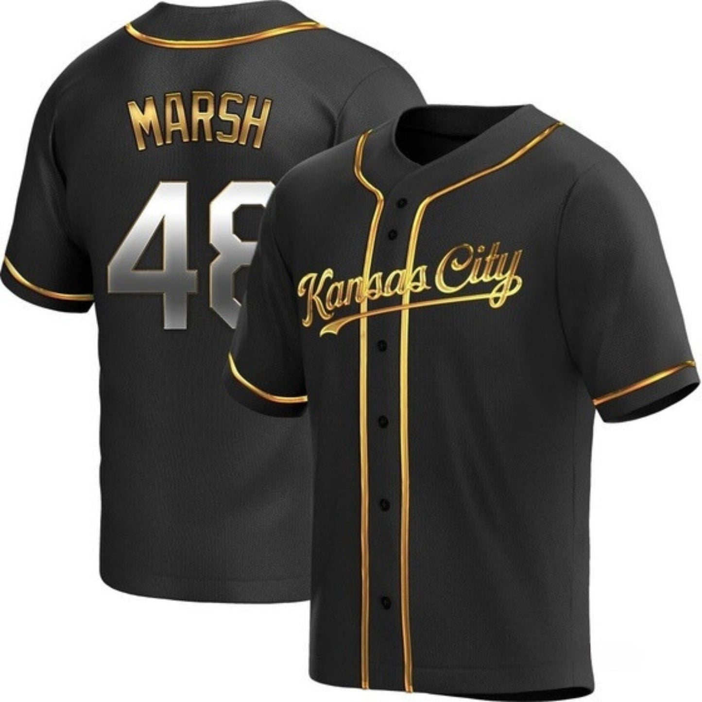 Baseball Alec Marsh Kansas City Royals 48 Jersey