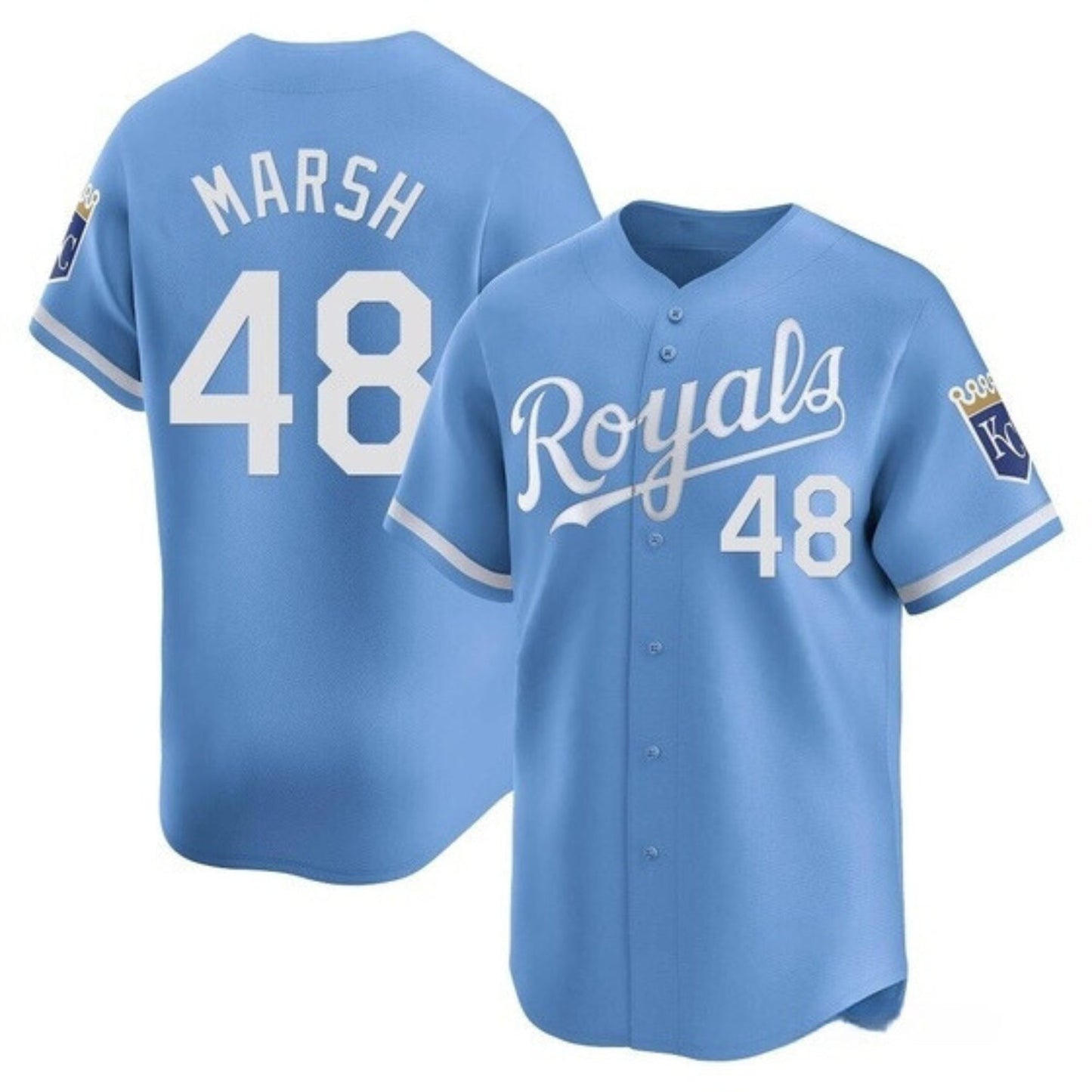 Baseball Alec Marsh Kansas City Royals 48 Jersey