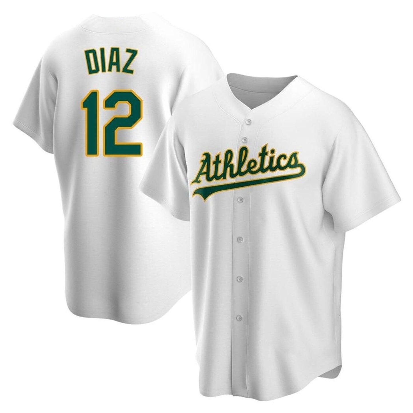 Baseball Aledmys Diaz Oakland Athletics 12 Jersey