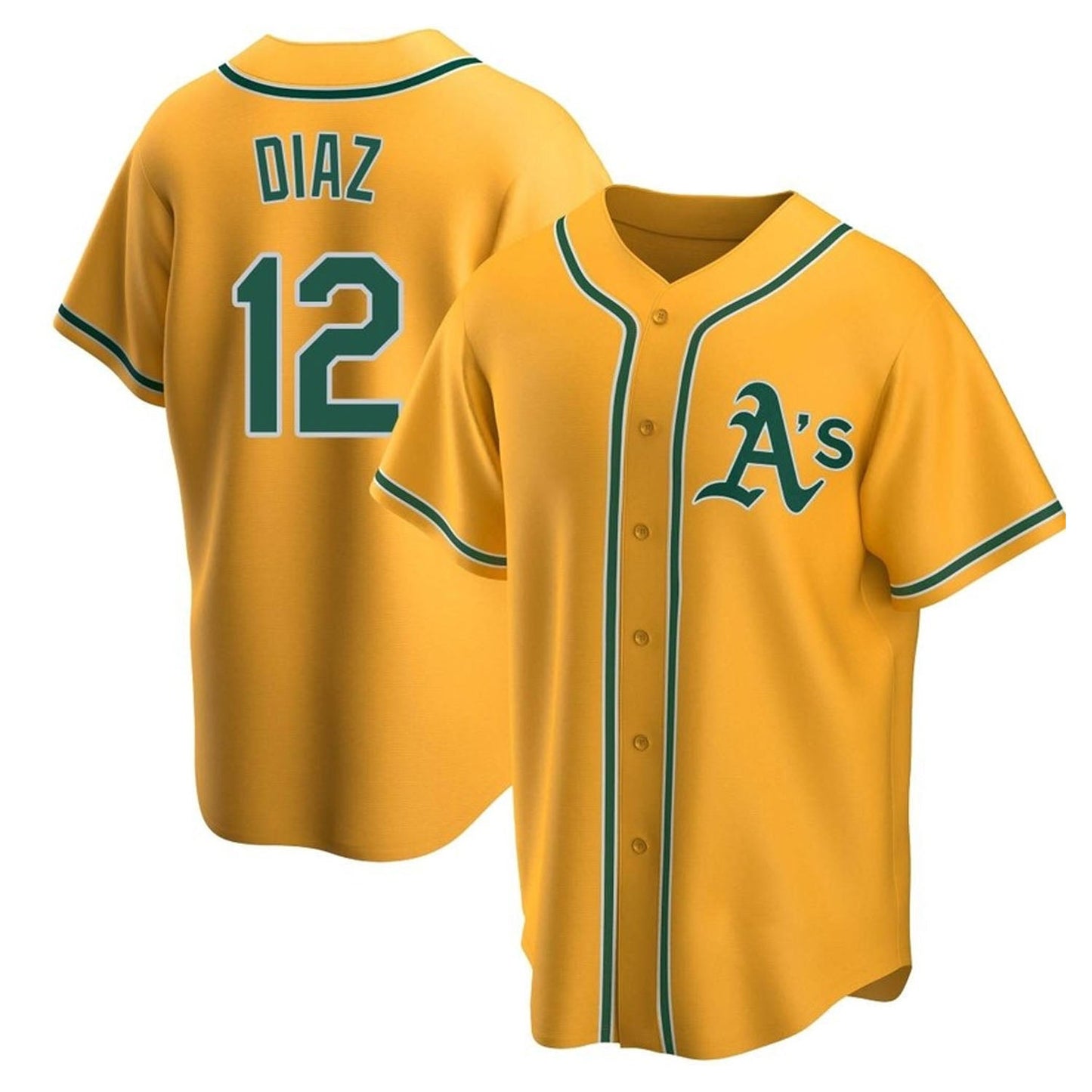 Baseball Aledmys Diaz Oakland Athletics 12 Jersey