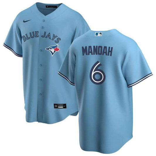 Baseball Alek Manoah Toronto Blue Jays 6 Jersey