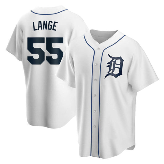 Baseball Alex Lange Detroit Tigers 55 Jersey