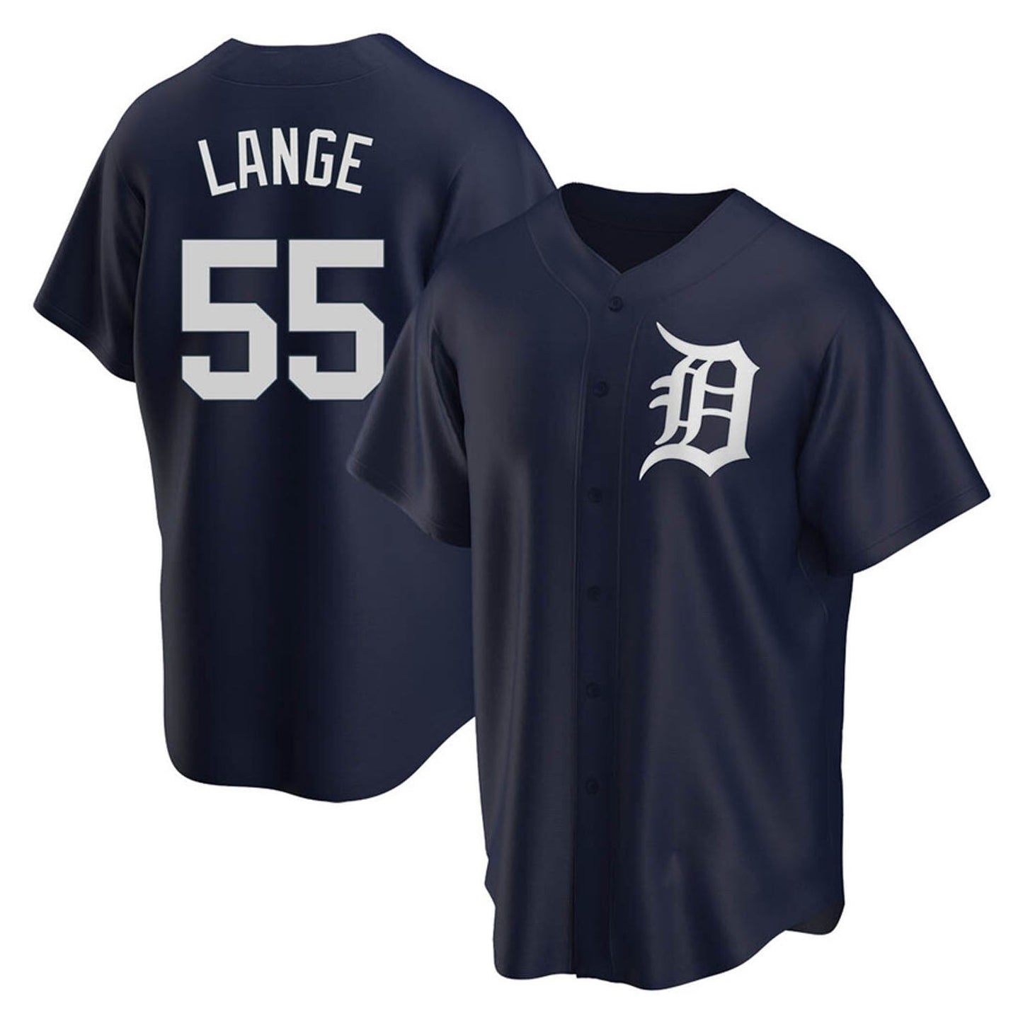 Baseball Alex Lange Detroit Tigers 55 Jersey