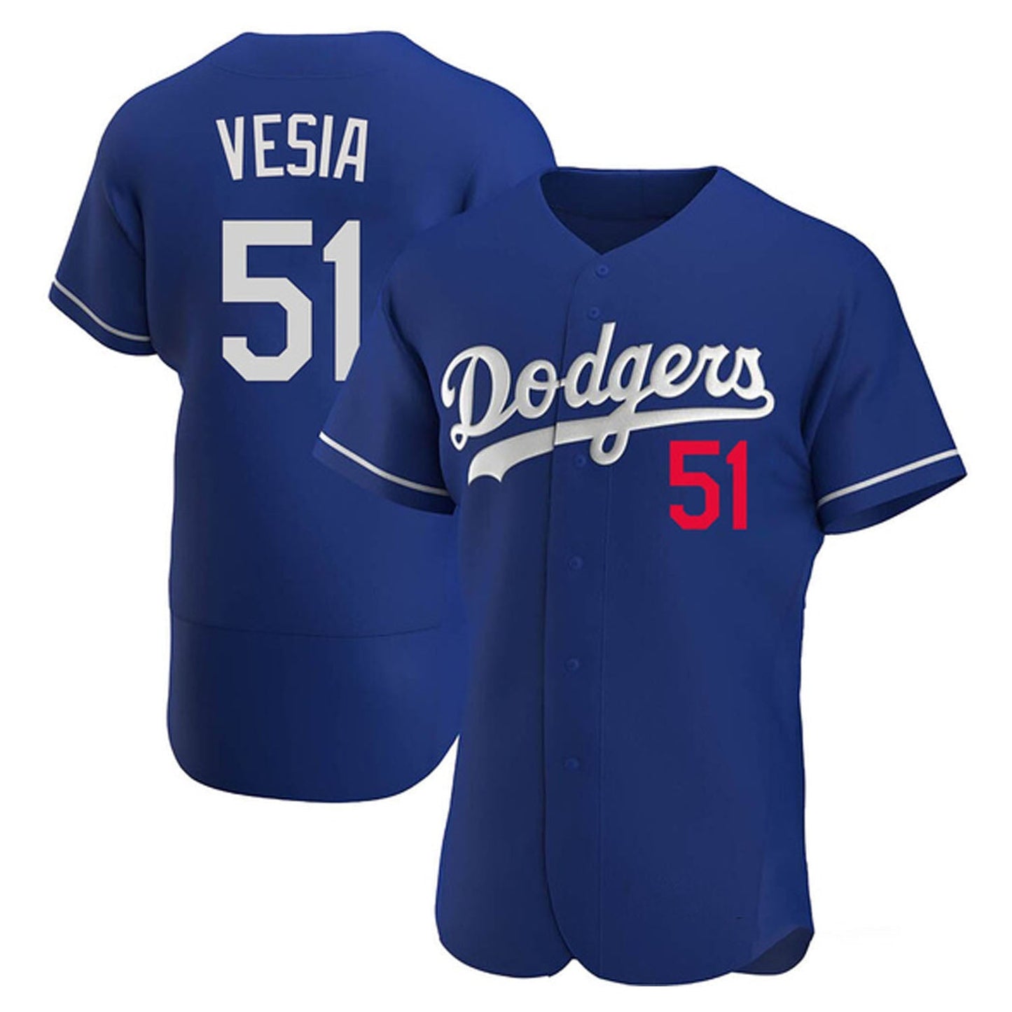 Baseball Alex Vesia Los Angeles Dodgers 51 Jersey
