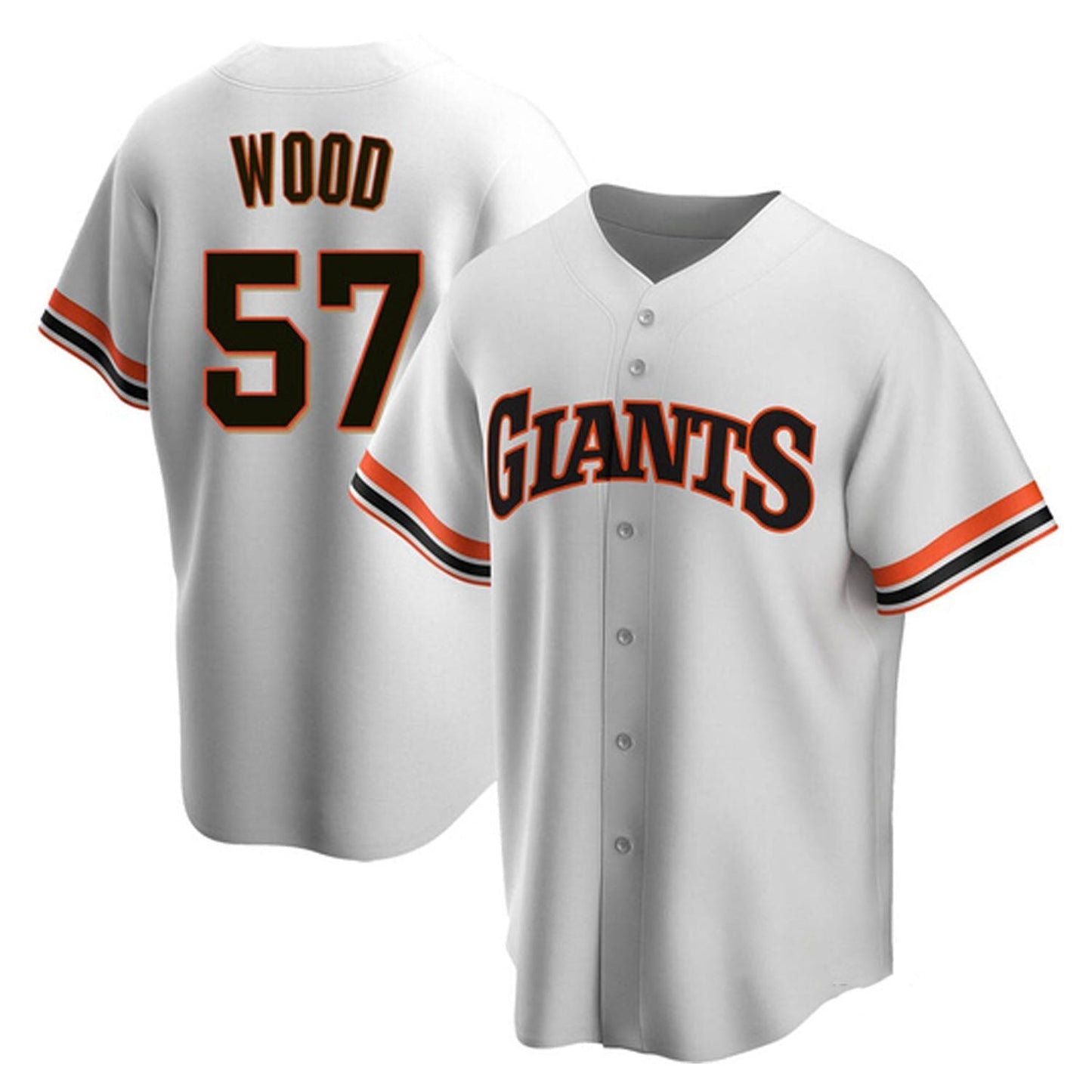 Baseball Alex Wood San Francisco Giants 57 Jersey