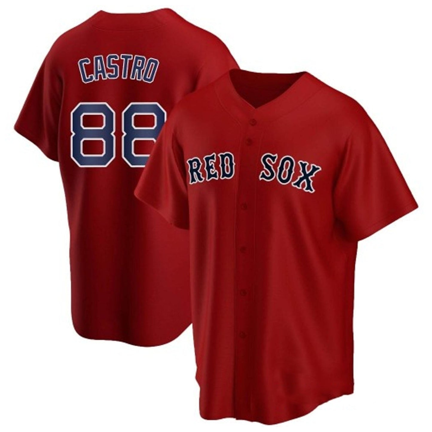 Baseball Allan Castro Boston Red Sox 88 Jersey