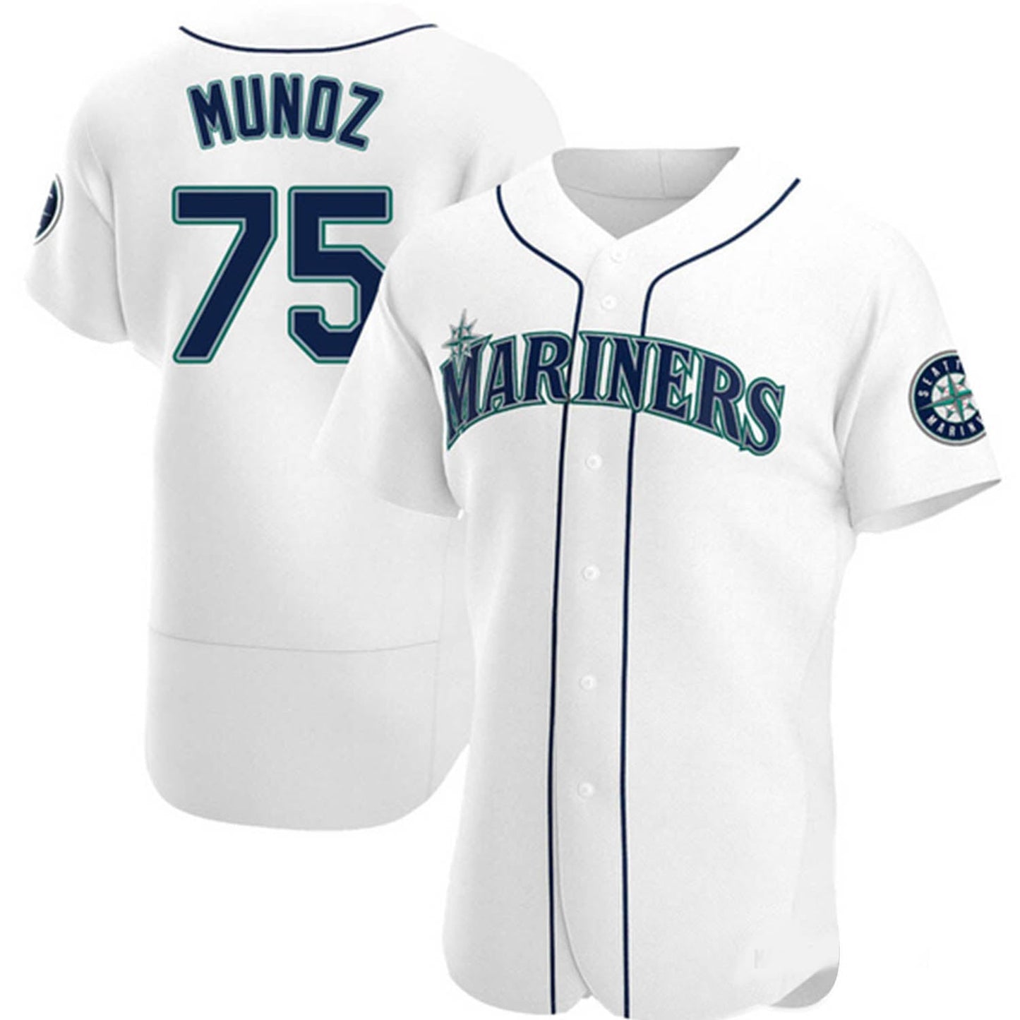 Baseball Andres Munoz Seattle Mariners 75 Jersey