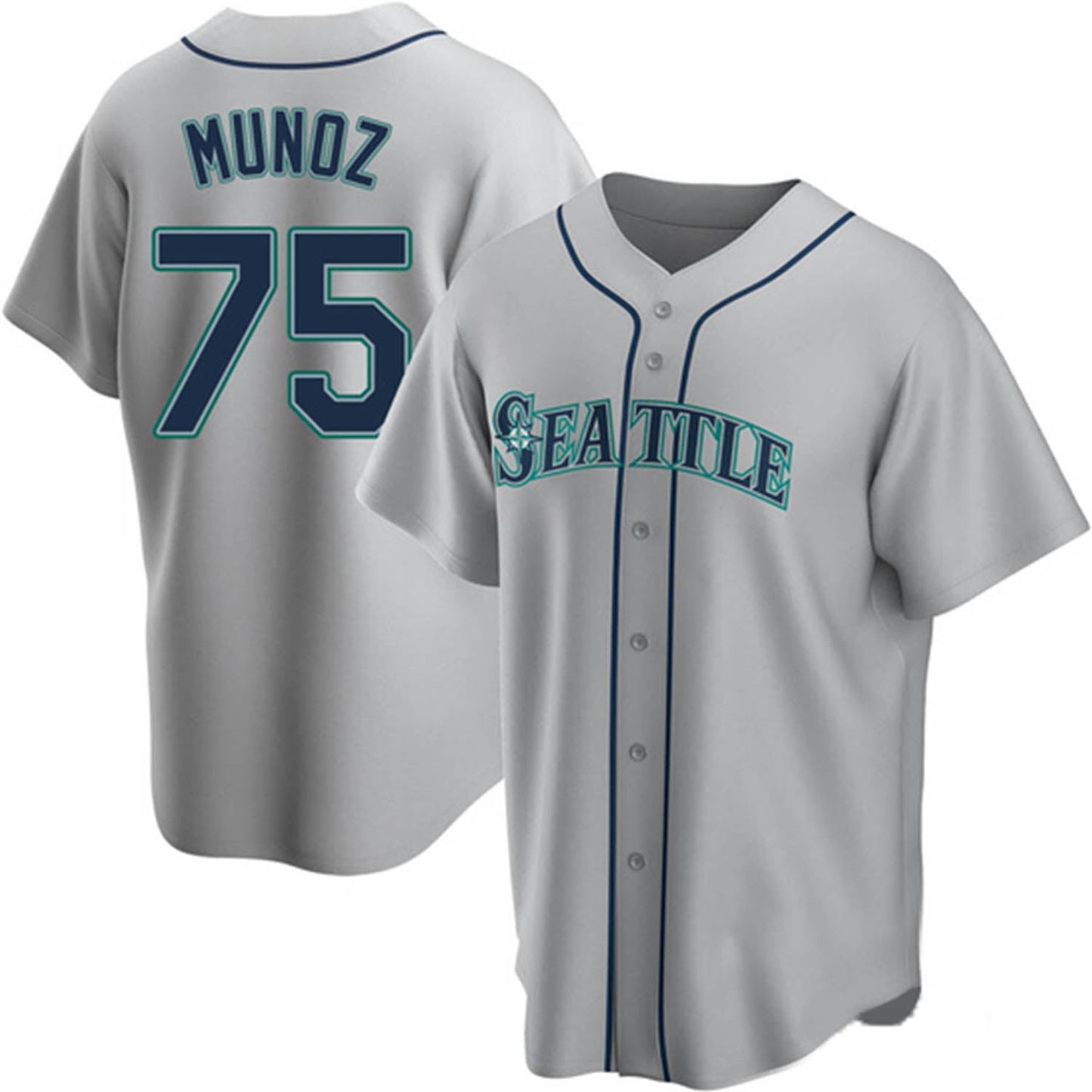Baseball Andres Munoz Seattle Mariners 75 Jersey