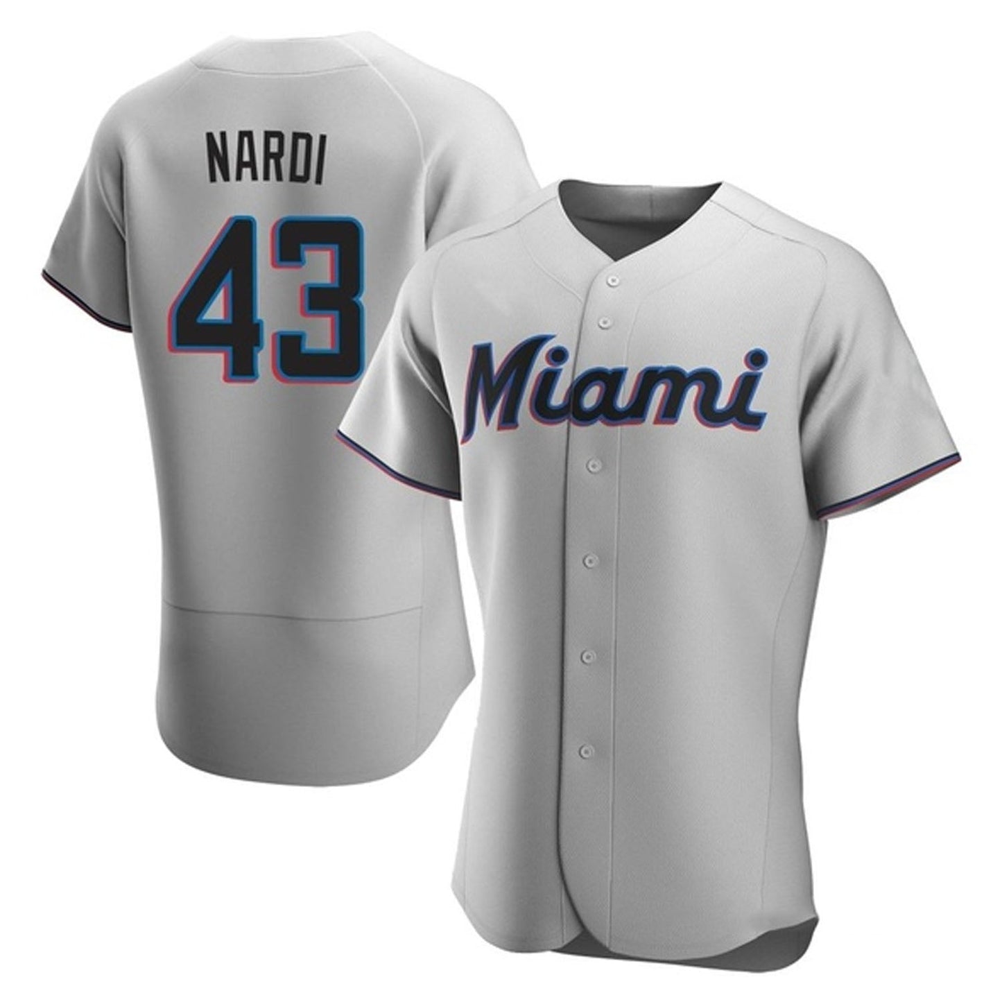 Baseball Andrew Nardi Miami Marlins 43 Jersey