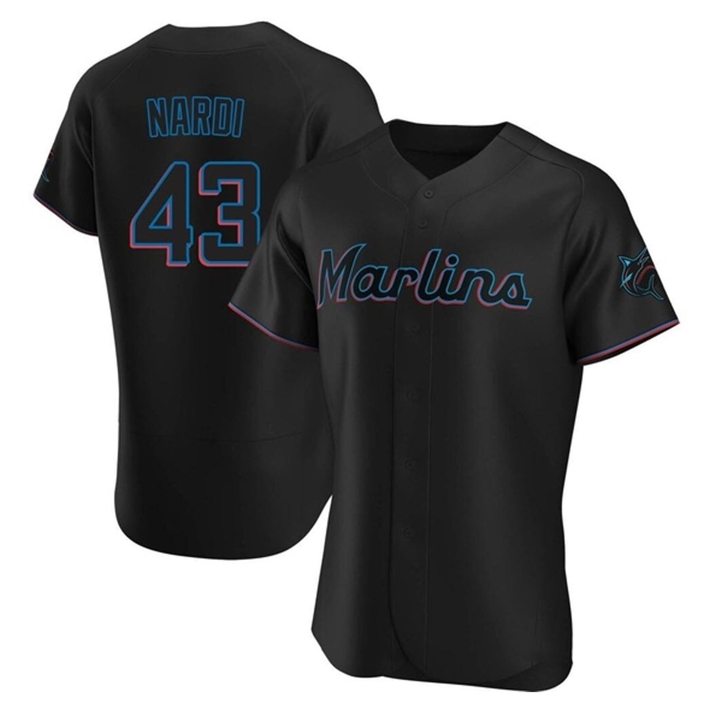 Baseball Andrew Nardi Miami Marlins 43 Jersey