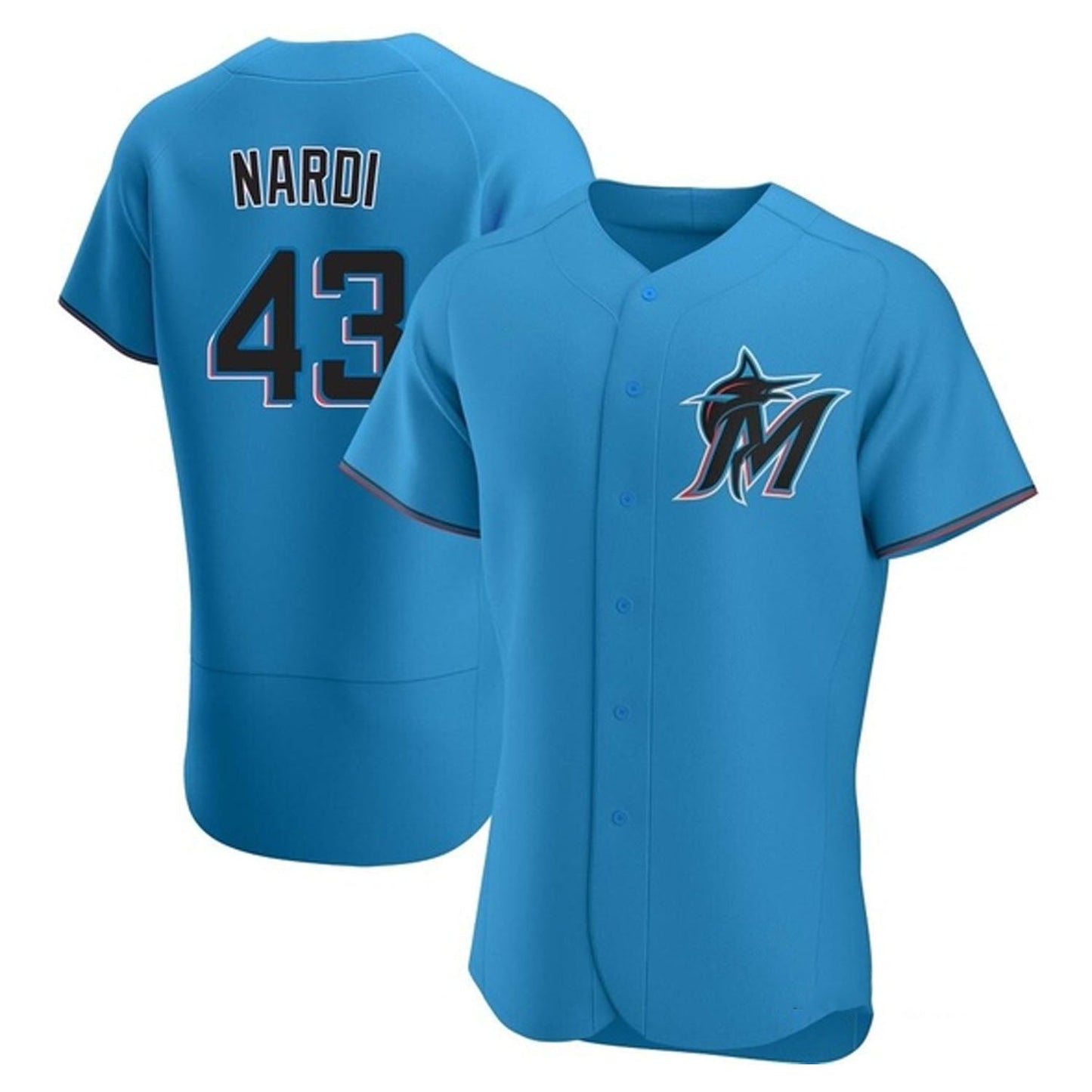 Baseball Andrew Nardi Miami Marlins 43 Jersey