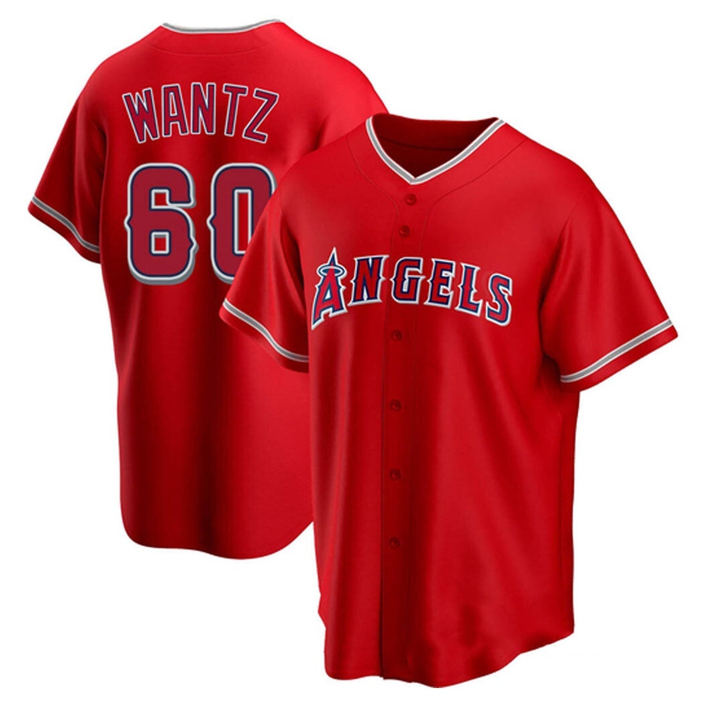 Baseball Andrew Wantz Los Angeles Angels 60 Jersey