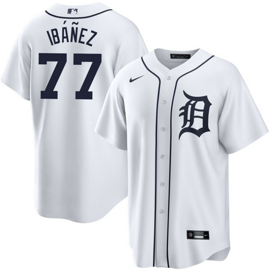 Baseball Andy Ibanez Detroit Tigers 77 Jersey