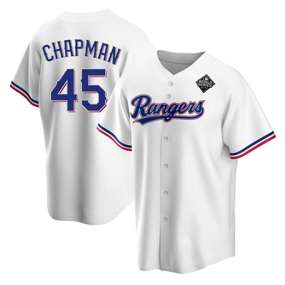 Baseball Aroldis Chapman Texas Ranger 45 Jersey