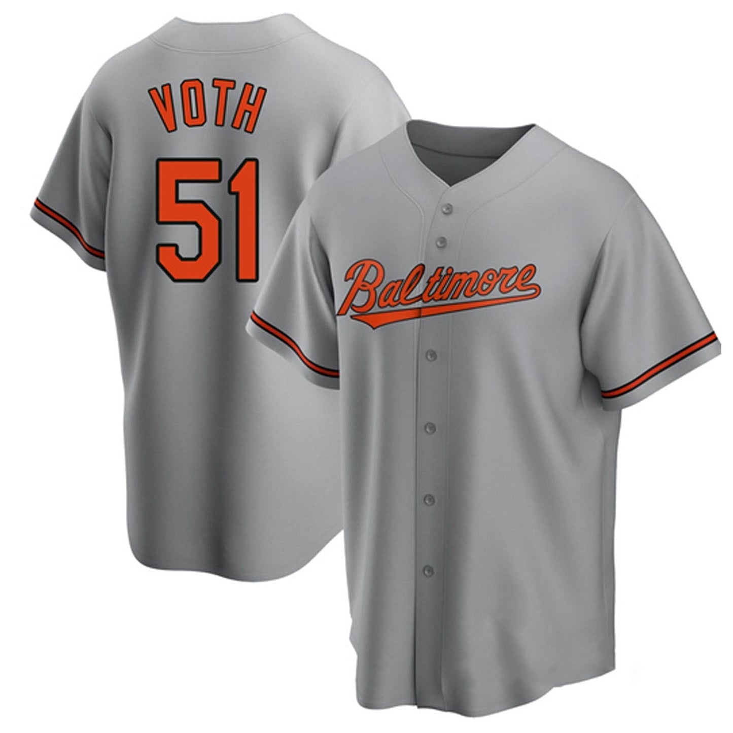 Baseball Austin Voth Baltimore Orioles 51 Jersey