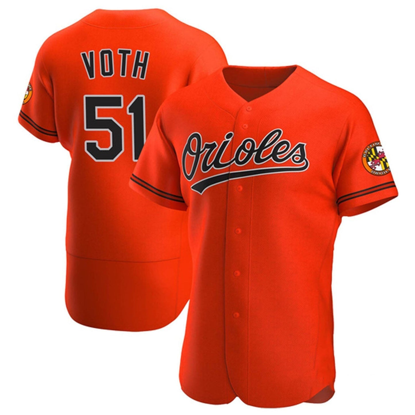 Baseball Austin Voth Baltimore Orioles 51 Jersey