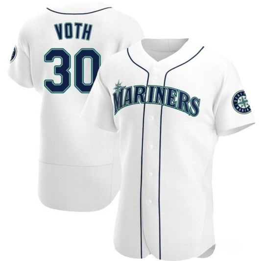 Baseball Austin Voth Seattle Mariners 30 Jersey