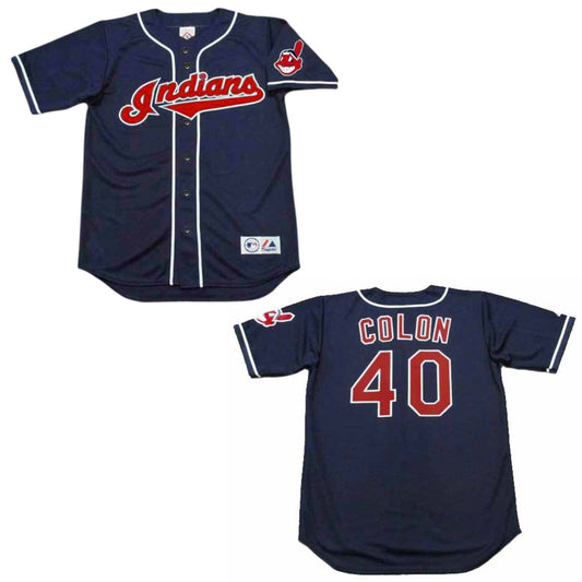 Baseball Bartolo Colon Cleveland Indians 40 Jersey