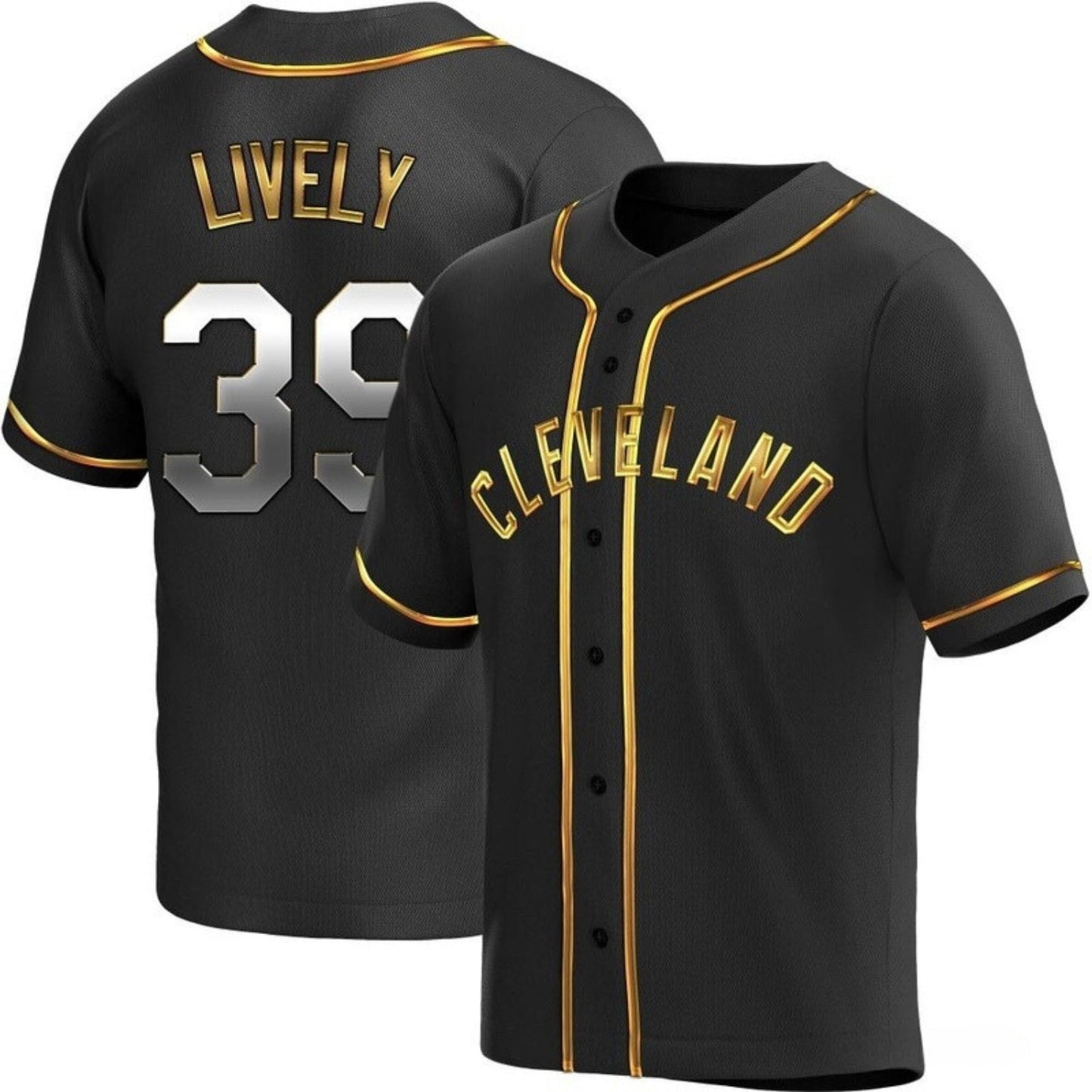 Baseball Ben Lively Cleveland Guardians 39 Jersey