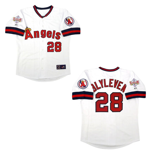 Baseball Bert Blyleven California Angels 28 Jersey