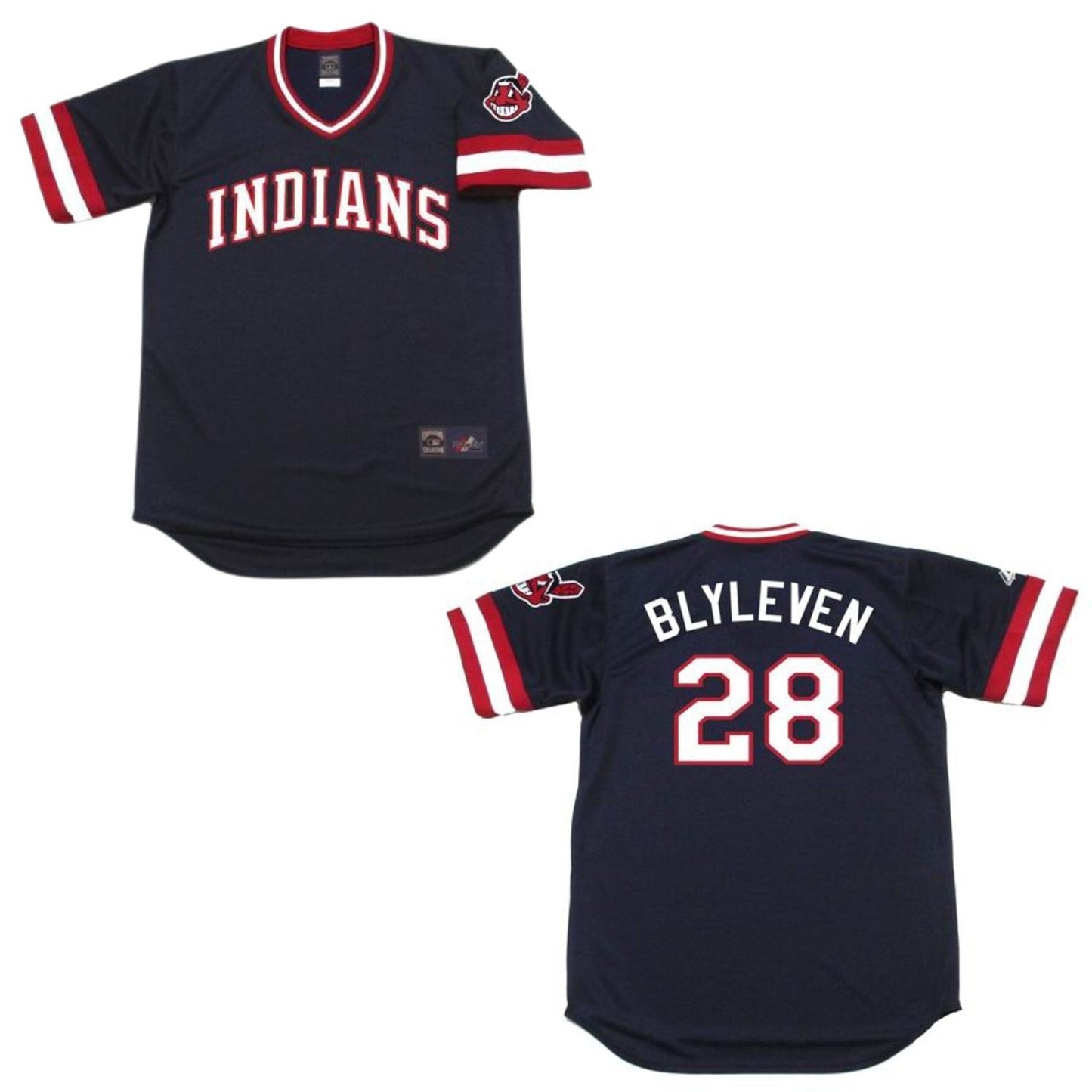 Baseball Bert Blyleven Cleveland Indians 28 Jersey